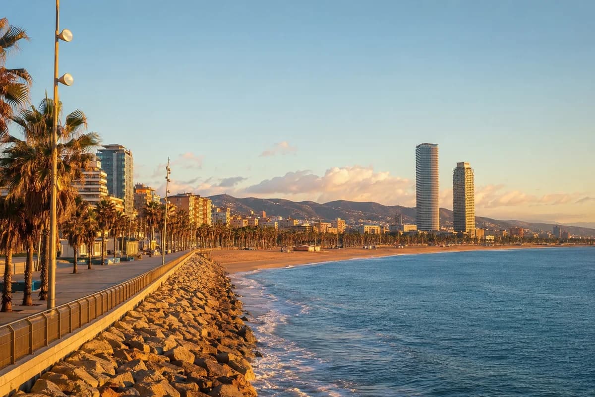 Vista de Badalona, Barcelona