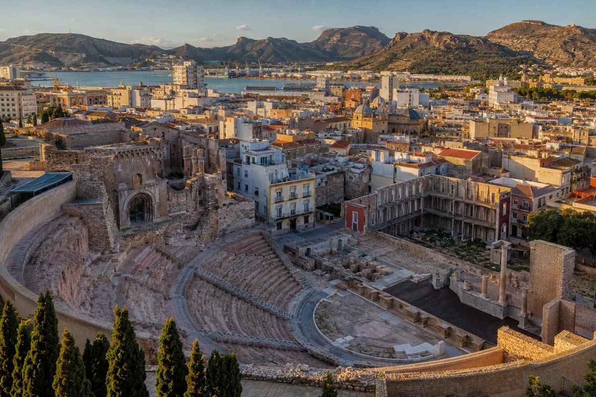 Vista de Cartagena, Murcia